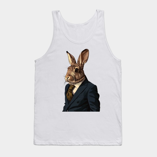 gentleman bunny Tank Top by Ninja banana